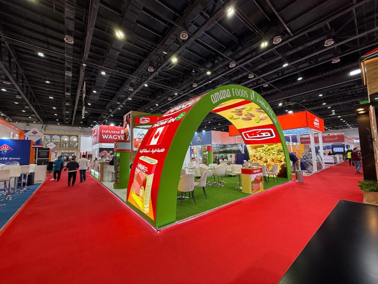 dubai exhibition stand fabrication, gulfood booth construction services, modular stand supplier uae, gulfood 2026 stand company, food expo stand dubai, custom exhibition booth dubai